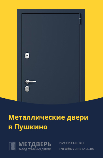 Металические двери в Пушкино от компании «Метдверь»